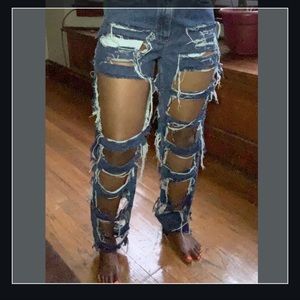 Vintage Lee Distressed Jeans